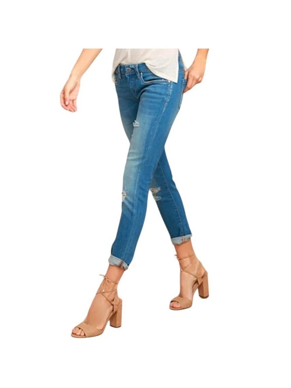 Blank NYC Super Cry Baby Distressed Skinny Jeans Size 30